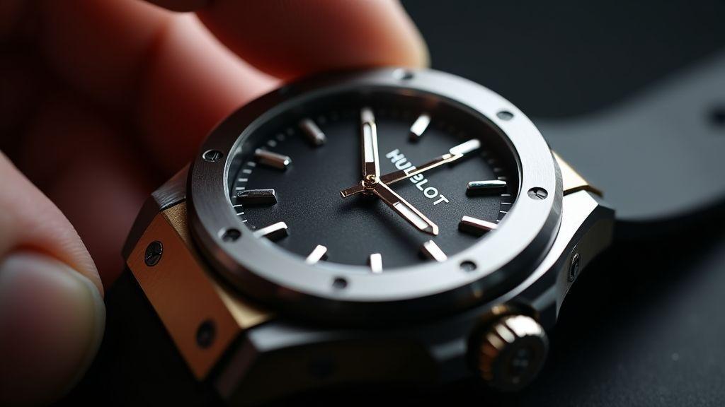 Como inspecionar materiais e mostrador para saber se é hublot original