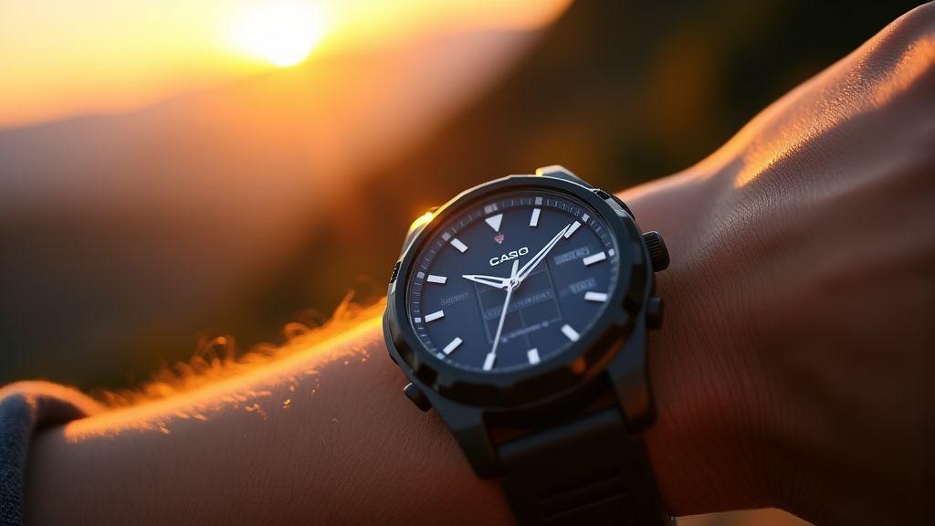 Energia e autonomia: relógio solar Tough Solar Casio em ação