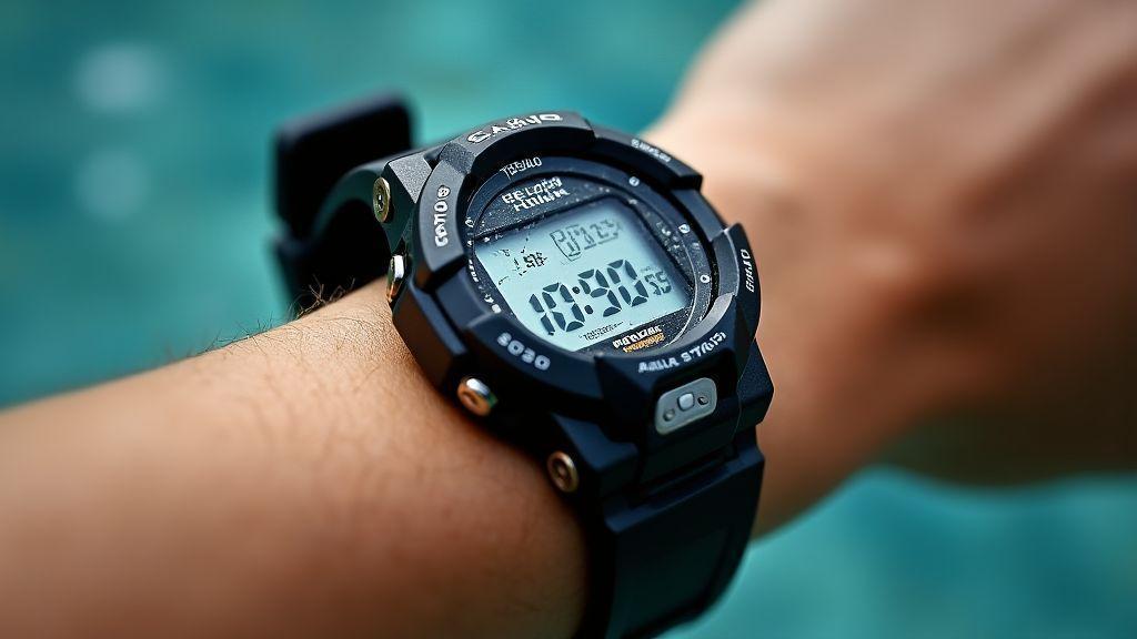 Resistência e materiais: casio feminino resistente à água