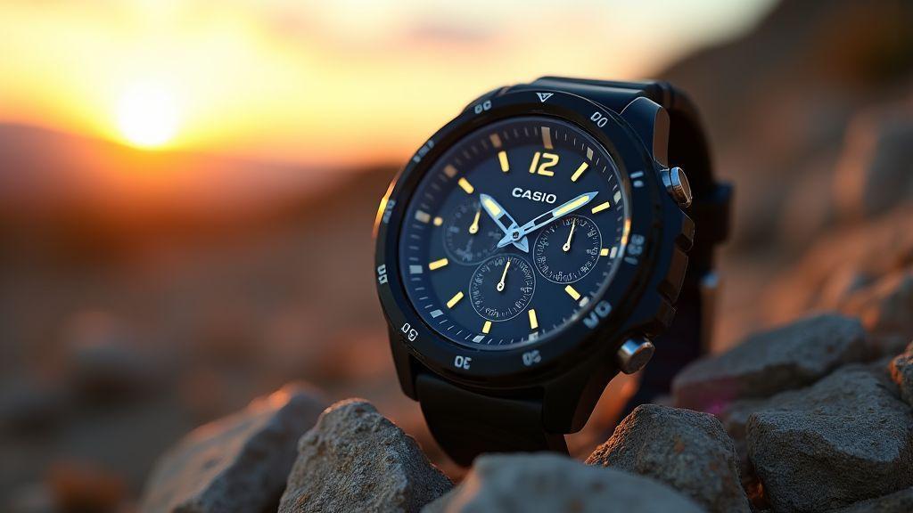 Bateria longa no seu relógio esportivo casio bateria longa e opções solares